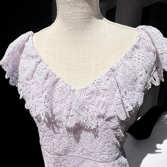 🌻Saylor Purple Lace Adwoa Dress Size XL - Picture 5 of 12